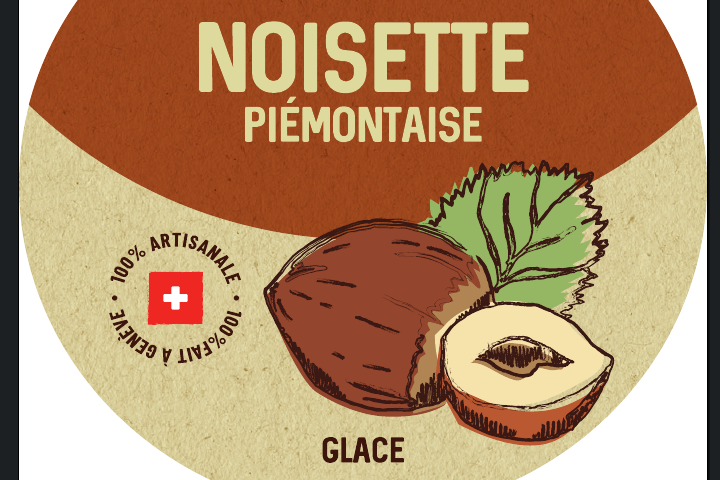Noisette du Piémont, crème glacée - Puro Gusto - Puro Gelato