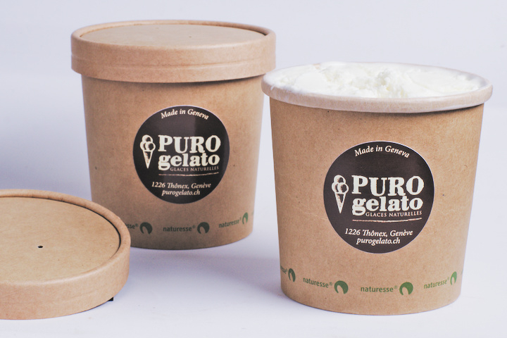 Chocolat noir, sorbet à l'eau - Puro Gelato
