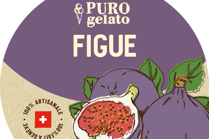 Figue, sorbet de fruit. - Puro Gusto - Puro Gelato