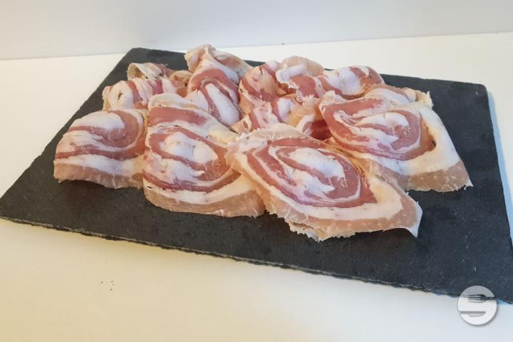 Assiette de Pancetta Arrotolota - Brillucci Aperitivo