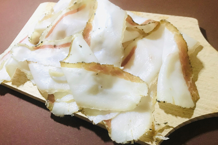 Assiette de Lard de Martina Franca (PUGLIA) 160g. - Brillucci Aperitivo