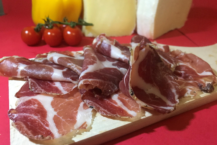 Assiette de Capocollo 160g. - Brillucci Aperitivo