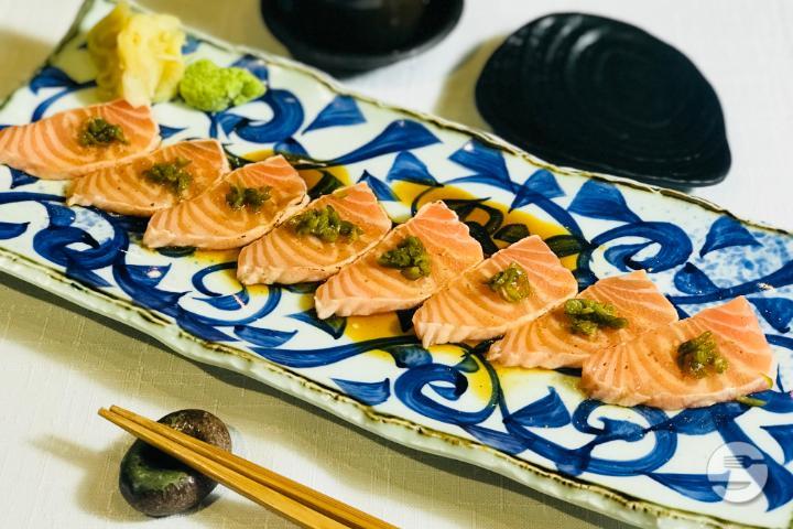 46. Salmon Tataki - SAGANO