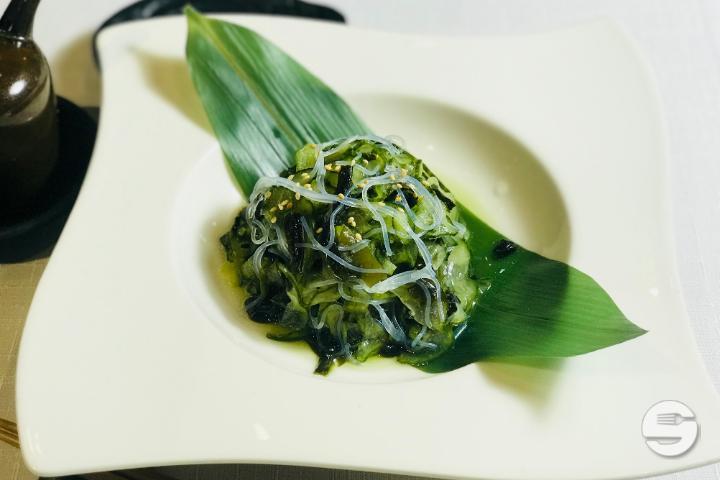 65. Cucumber and Seaweed Salad - SAGANO