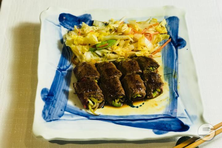 73. Beef Filet Rolled with Leeks - SAGANO