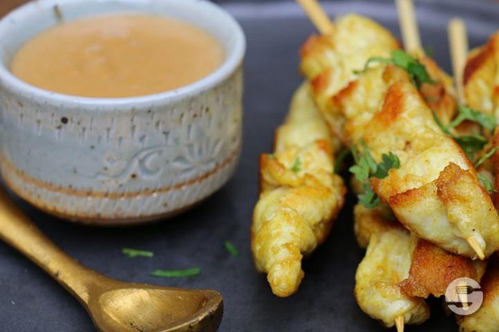 Brochettes de Poulet Saté - Dong Fang