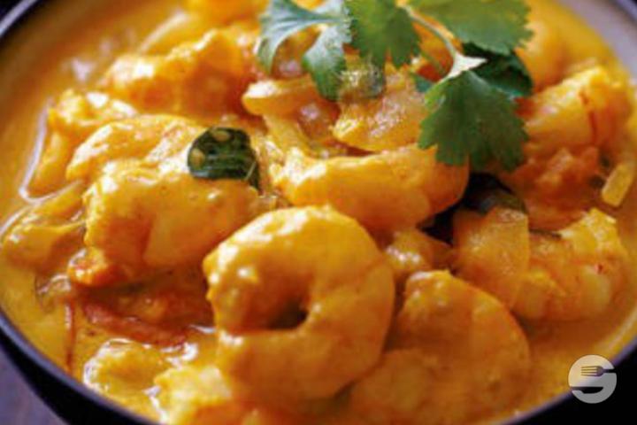 Crevettes au Curry - Dong Fang