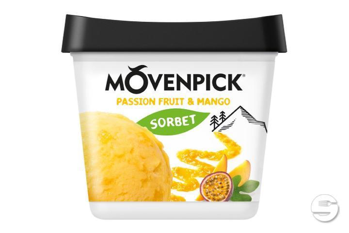 Mövenpick Délices de fruits Crème glacée fruit de la passion & mangue - Kebab Ouchy