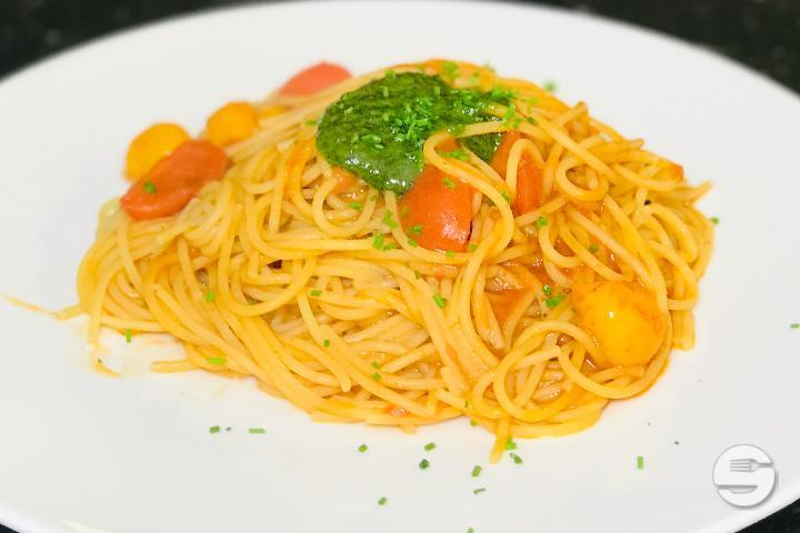 Spaghetti with Datterino Tomatoes - L'Antica Trattoria