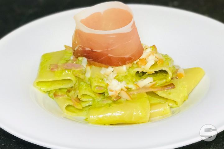 Paccheri with Pistacchio Crea - L'Antica Trattoria