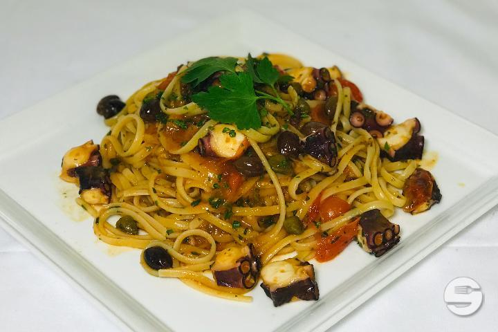 Octopus Linguine - Restaurant Le Contemporain