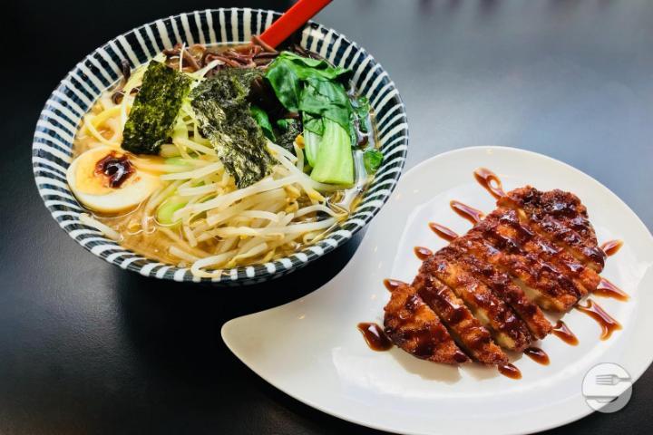 Udon with Breaded Chicken - Kung Fu