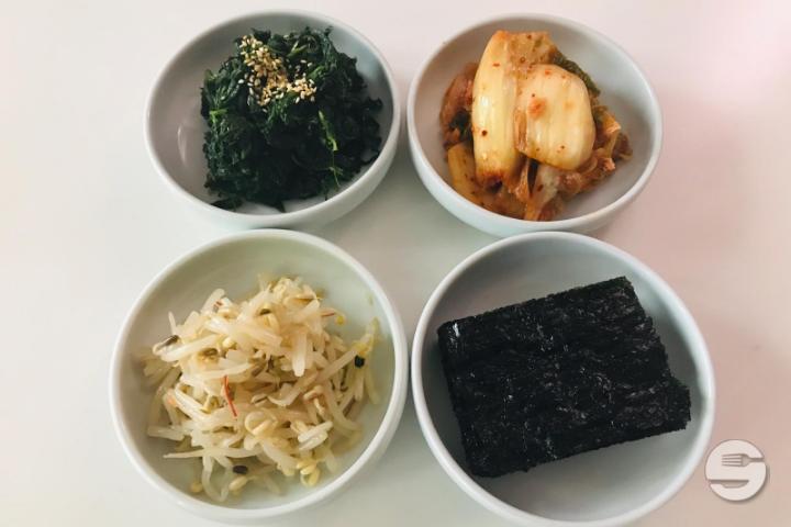 15. Assortiment de 4 Légumes - Bap Urban Korean Food