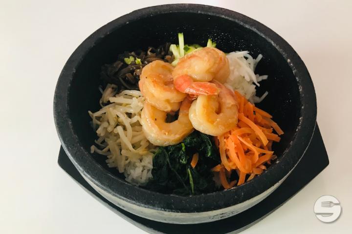53. Dolsot Bibimbap aux Crevettes - Bap Urban Korean Food