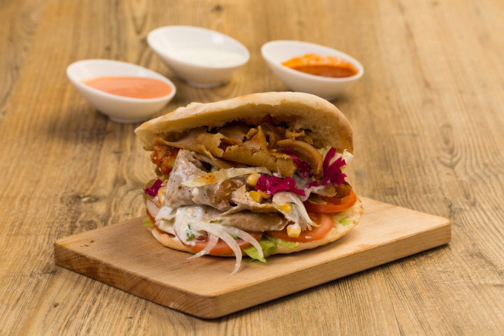 Sandwich Kebab Veau et Agneau - Maupas Pizza & Kebab