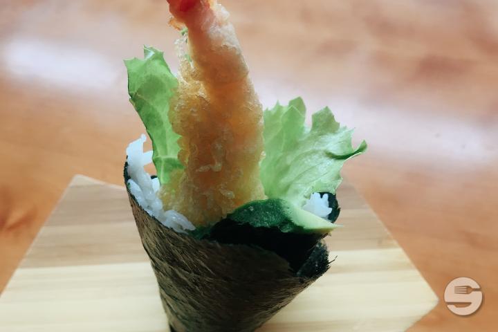 46. Shrimp Tempura Temaki - Restaurant Japonais Ajinokura