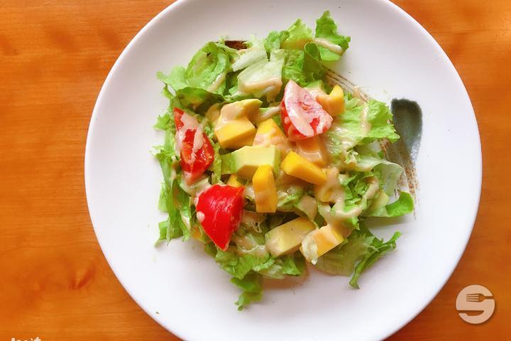 83. Avocado and Mango Salad - Restaurant Japonais Ajinokura