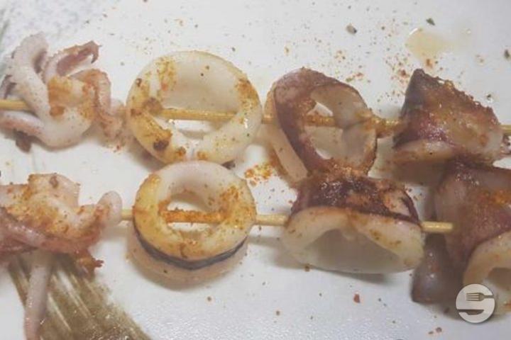 104. Squid Skewer - Restaurant Japonais Ajinokura