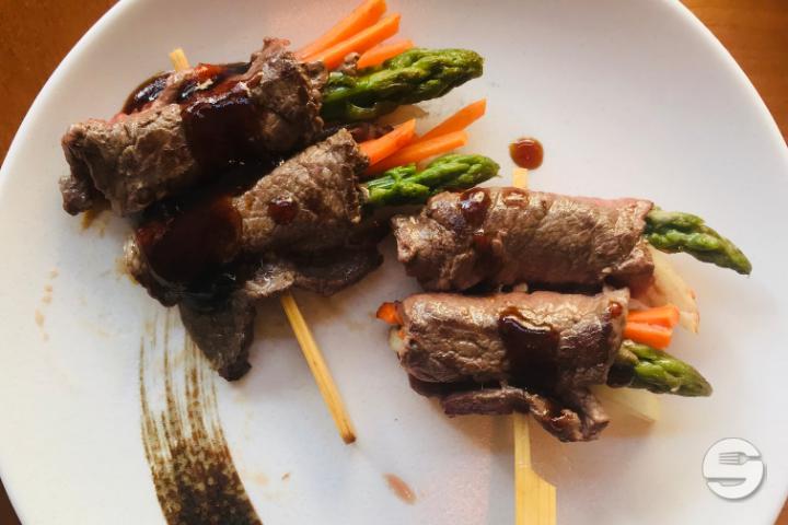 108. Beef Balls Skewer - Restaurant Japonais Ajinokura