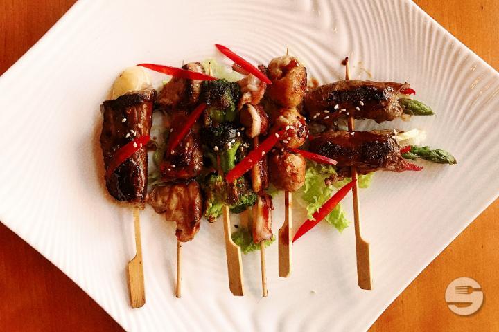 140. Skewer Selection - Restaurant Japonais Ajinokura