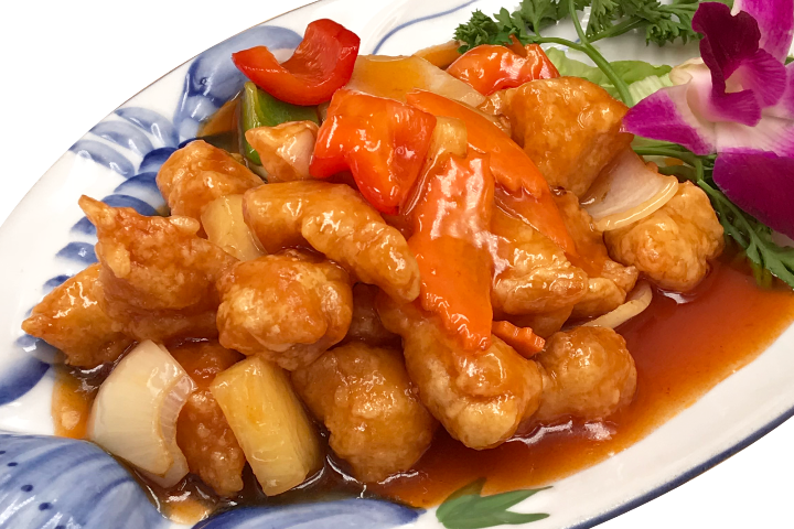 144. Poulet Sauce Aigre-Doux - Sushi Métropole