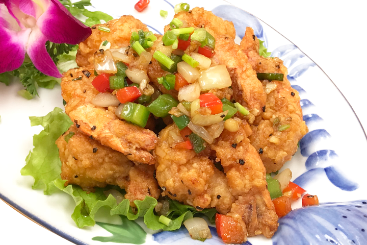 149. Crevettes sautés Sel et Poivre - Sushi Métropole