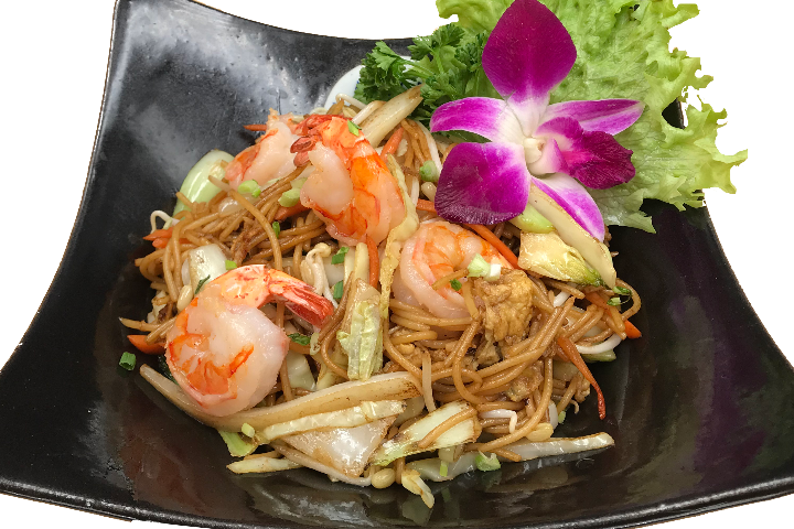 135. Nouilles Sautées aux Crevettes - Sushi Métropole