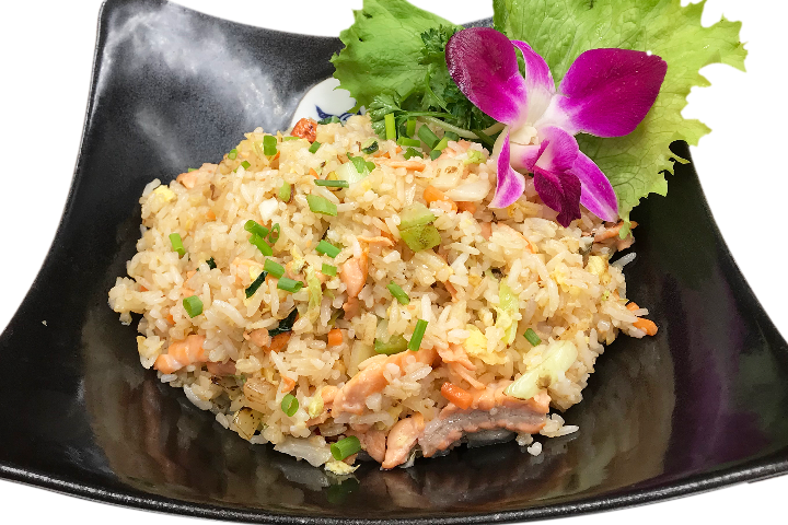 137. Riz Sautées au Saumon - Sushi Métropole