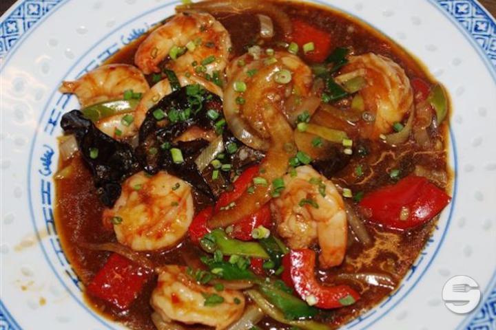 94. Crevettes à la Sauce Piquante - Chinadomicile