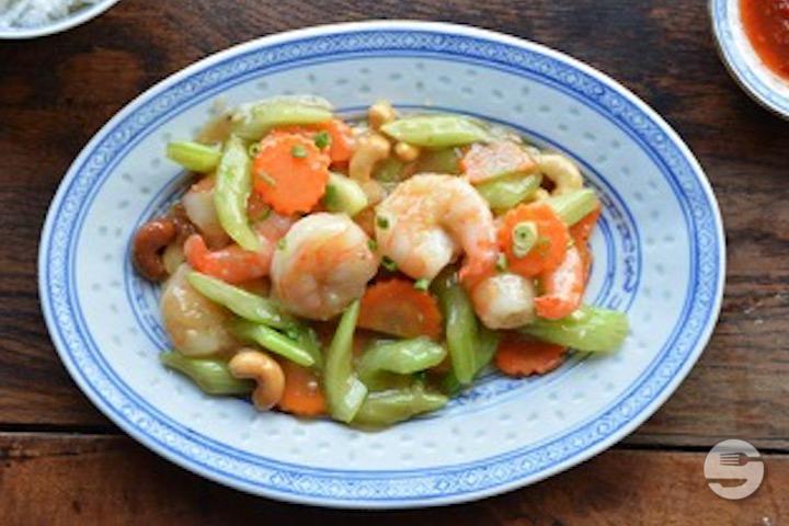 239. Crevettes au Noix de Cajou - Chinadomicile