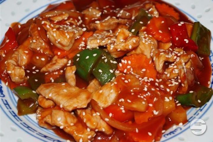 53. Porc à la Sauce Aigre-Douce - Chinadomicile