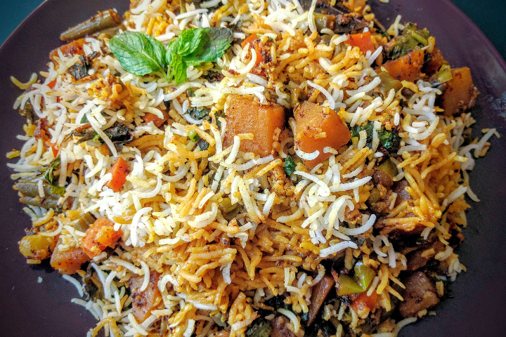 Vegetable Biriyani - Swaad