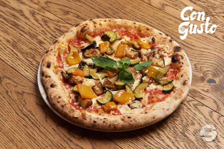Pizza Vegetariana - Con Gusto