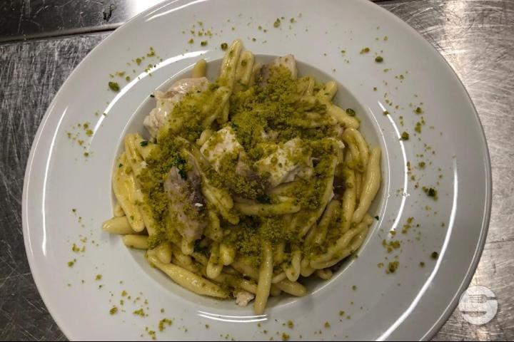Fusilli con Cubetti di Pesce Spada - La Norma