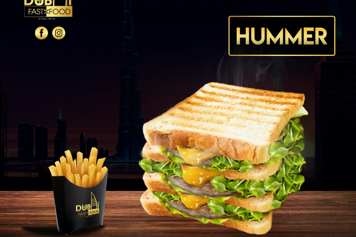 Sandwich Hummer H4 - Dubaï Fast Food