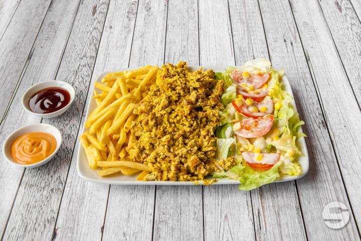 Assiette Poulet Curry - Dubaï Fast Food