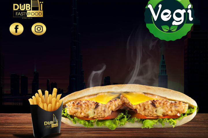 Sandwich Végi Menu - Dubaï Fast Food