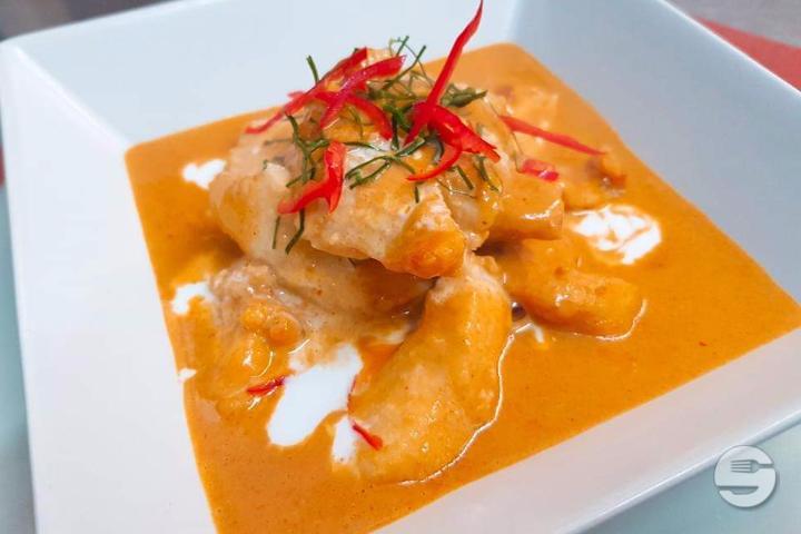 80. Filet de Poisson au Curry Rouge - Songphinong