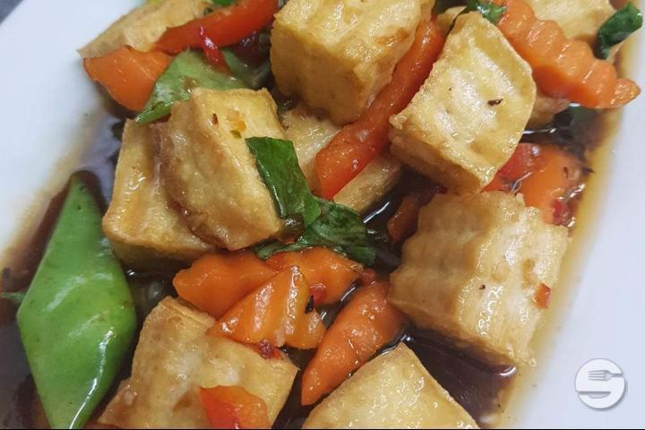 87. Tofu Sauté au Basilic - Songphinong
