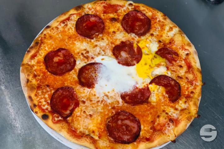 Pizza Chorizo - Brasserie de Chavannes