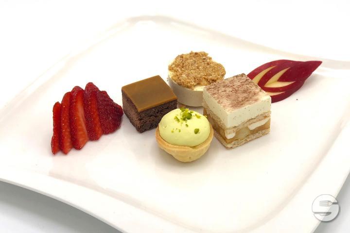Vanille Apfel Würfel ohne Mehl (Lact./Gluten frei, 40g) - Patisserie Hochgenuss