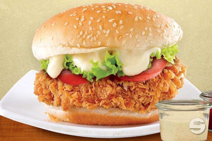 Crispy Chicken-Burger - Maxi Boule Renens