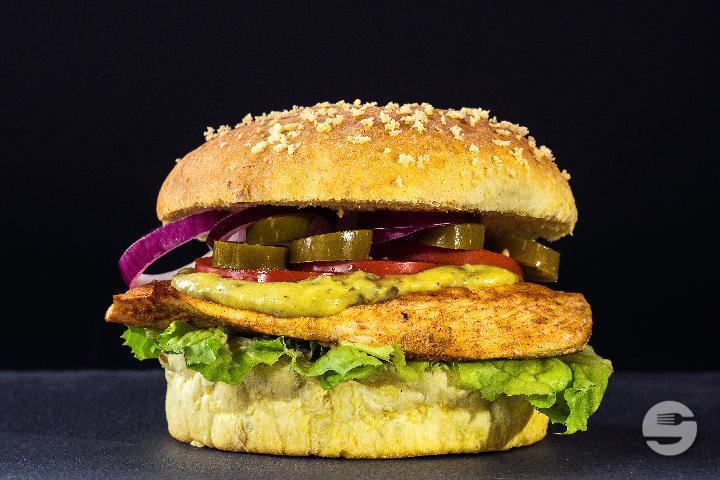 The Mex'Chicken Burger - Papa Wood