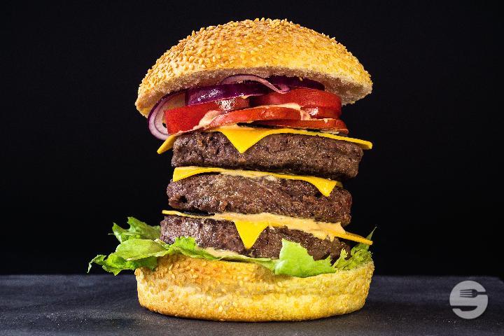 Menu NYC Triple Cheese Burger - Papa Wood