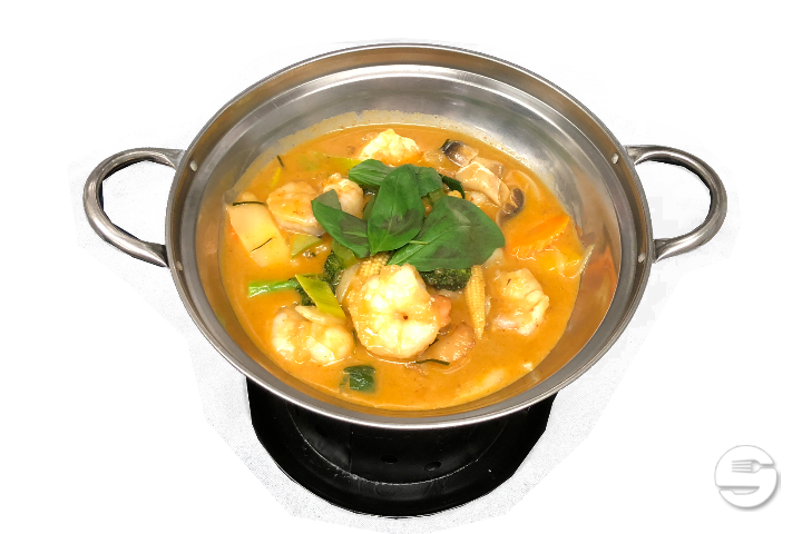 Crevettes au Curry Vert Thaï - Xin-Yuan