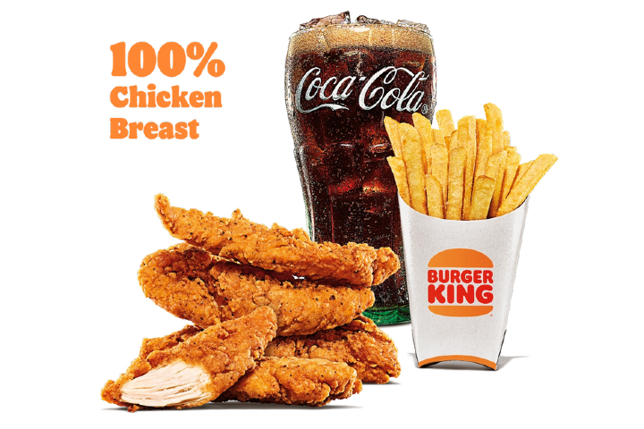 Chicken Strips Menu (4 Strips) - Burger King
