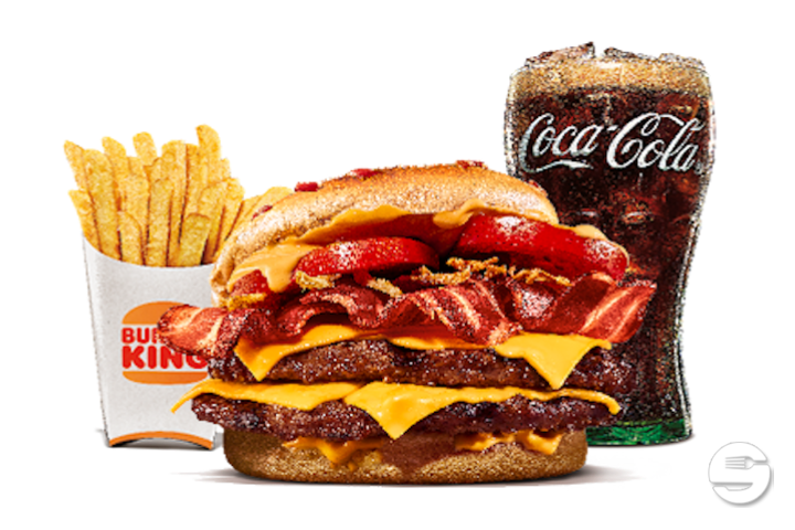 Duo Bacon Cheddar Double Menu - Burger King