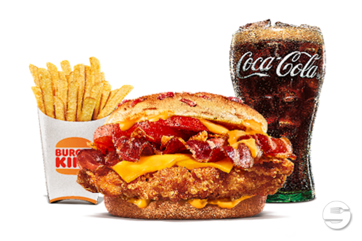 Duo Bacon Cheddar Chicken Menu - Burger King