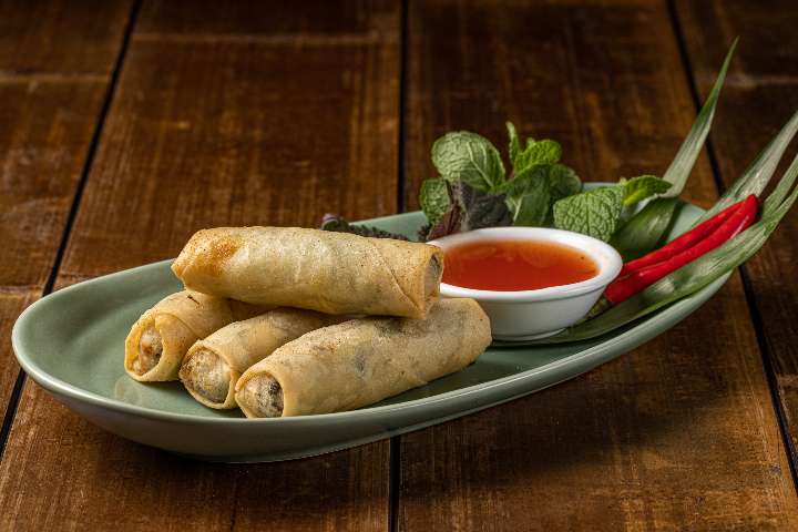 Chicken and Pork Spring Rolls - Les Rues de Saïgon