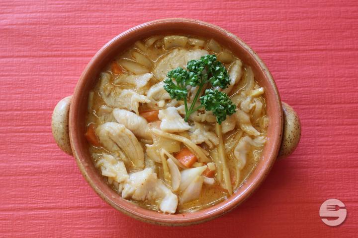 31. Poulet au Curry Rouge - Le Papillon
